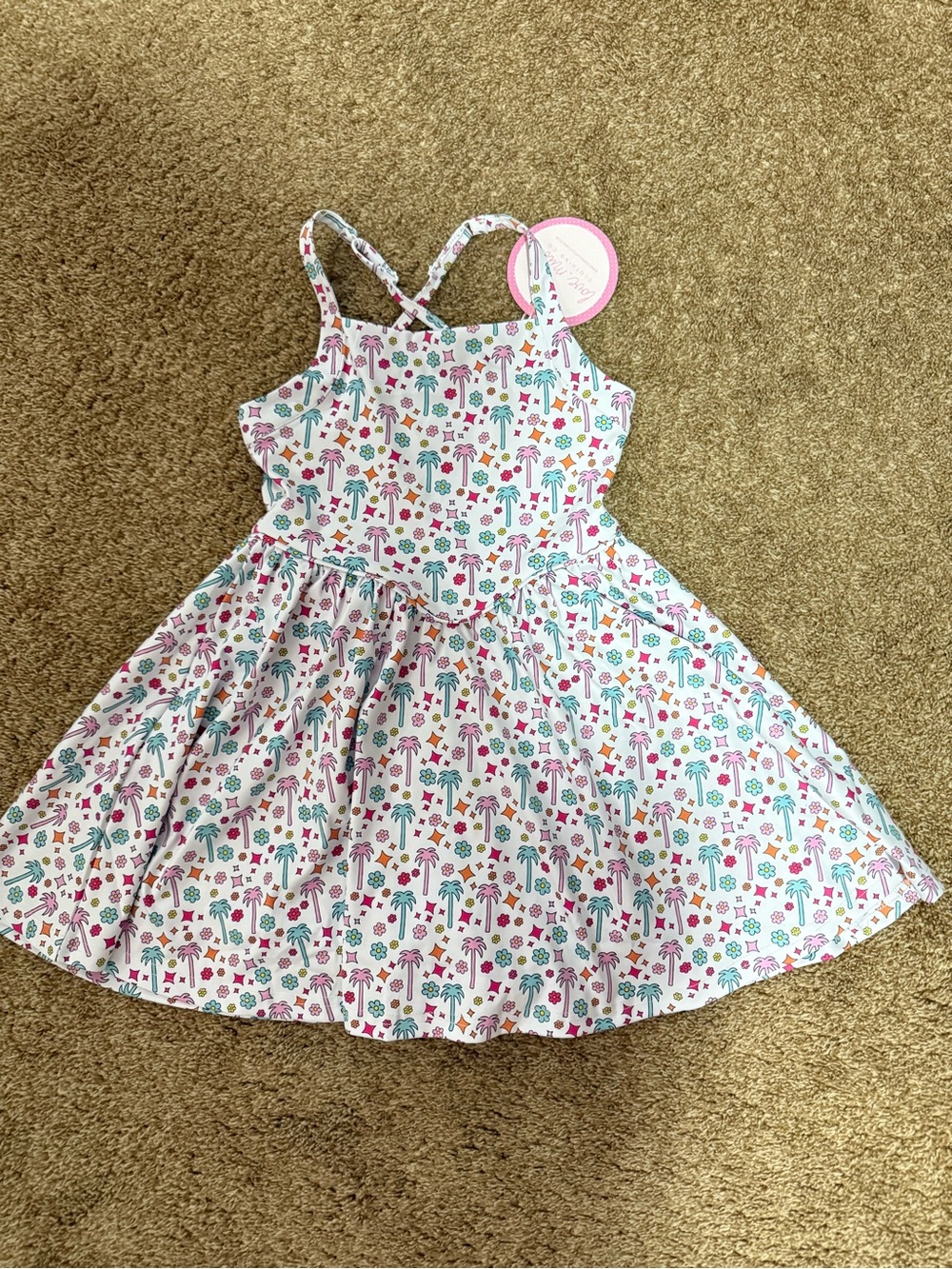 Girls Tropical Easy Peezy Active Play Dress